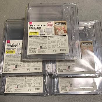 ダイソー　透明コレクションケース　組み立てタイプ フィギュアケース 透明コレクションケース（組み立てタイプ） -100均 通販
